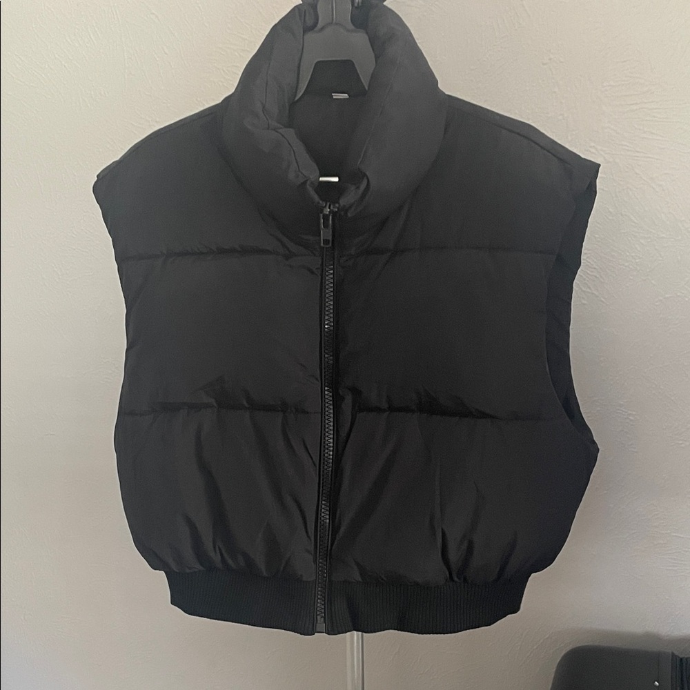 Black Puffer Vest